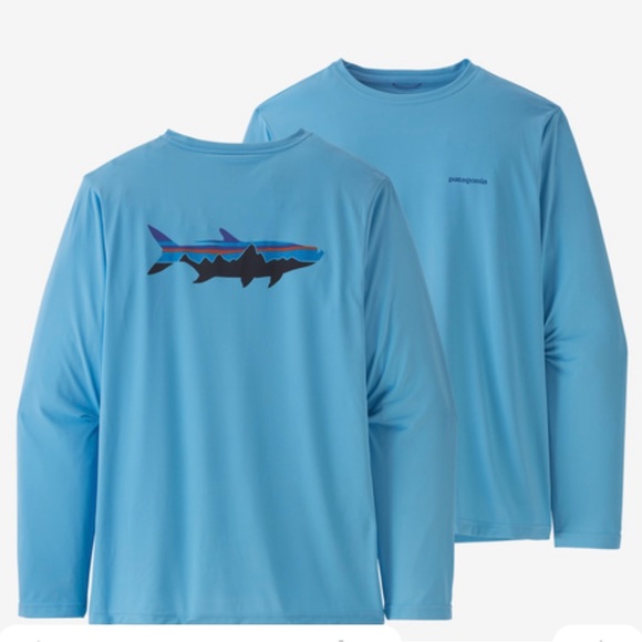 Patagonia Other - Men's Long-Sleeved Fish Graphic Shirt